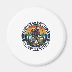 Father Day Bigfoot Dad Shirt Funny Forest Legend D Magnet