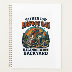 Father Day Bigfoot Dad Shirt Snacks Hero Funny Gif Planner