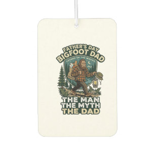 Father Day Bigfoot Dad Shirt Strong Quiet Reliable Car Air Freshener