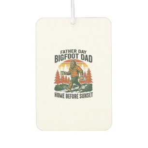 Father Day Bigfoot Dad Shirt The Man The Myth The Car Air Freshener