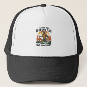 Father Day Bigfoot Dad Shirt The Man The Myth The Trucker Hat