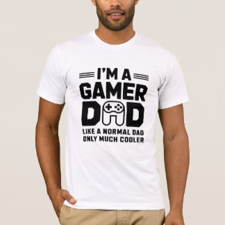 Father Day Gamer Dad T-Shirt Design
