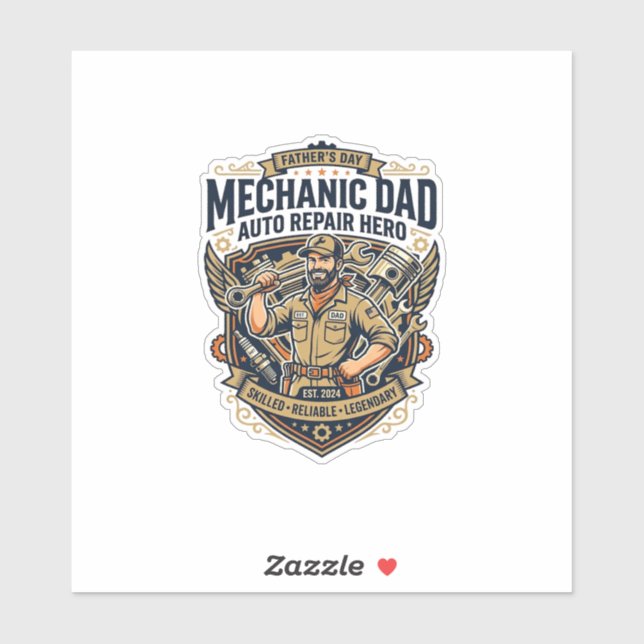 Father Day Mechanic Dad Shirt Funny Working Dad Gi (Sheet)