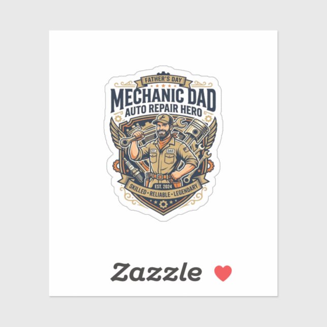 Father Day Mechanic Dad Shirt Funny Working Dad Gi (Sheet)