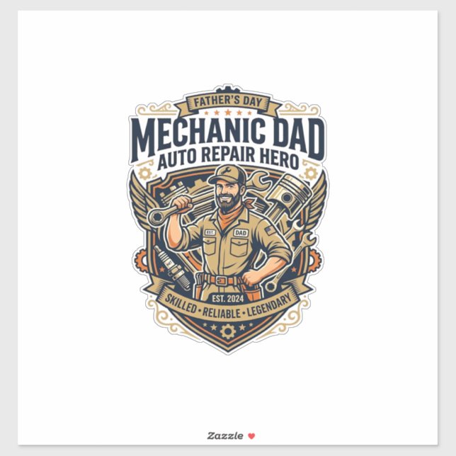 Father Day Mechanic Dad Shirt Funny Working Dad Gi (Sheet)