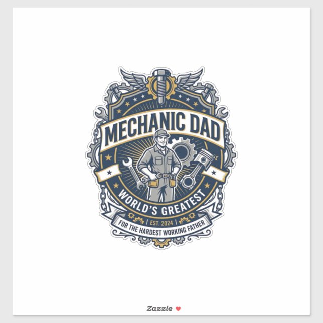 Father Day Mechanic Dad Shirt Funny Working Dad Gi (Sheet)