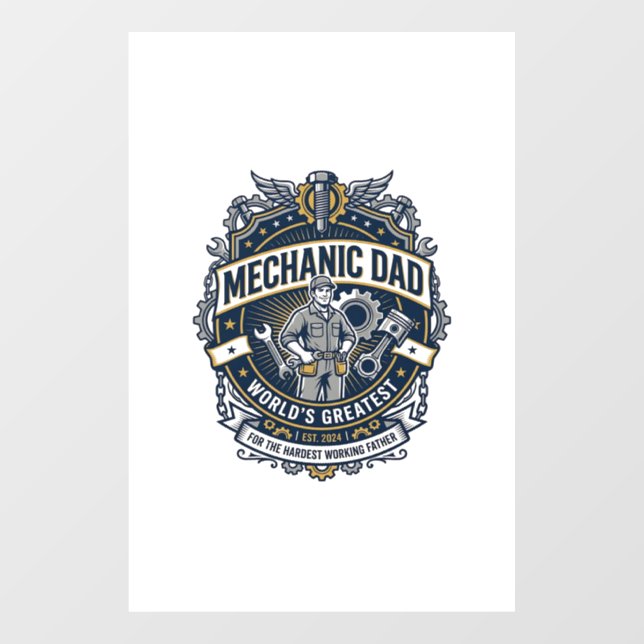 Father Day Mechanic Dad Shirt Funny Working Dad Gi (Sheet)