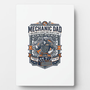 Father Day Mechanic Dad Shirt Funny Working Dad Gi Plaque