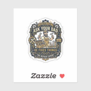 Father Day Repair Dad Shirt Ask Your Dad He Fixes 