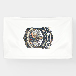 Father Day Repair Dad Shirt Ask Your Dad He Fixes Banner