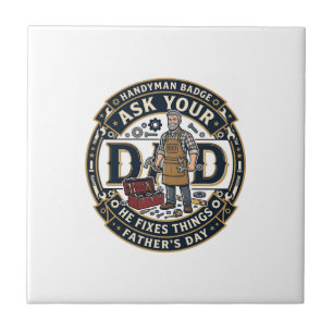 Father Day Repair Dad Shirt Ask Your Dad He Fixes Ceramic Tile