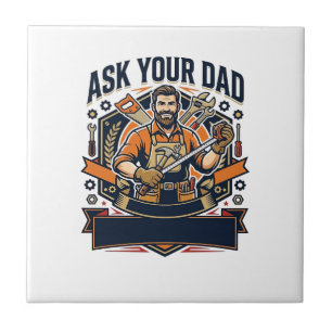 Father Day Repair Dad Shirt Ask Your Dad He Fixes Ceramic Tile