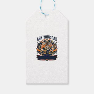 Father Day Repair Dad Shirt Ask Your Dad He Fixes  Gift Tags