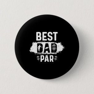Father Disc Golf Frisbee Golfer Disc Golfing Best  6 Cm Round Badge