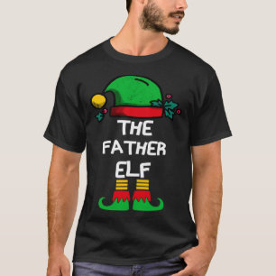 FATHER Elf Matching Group Xmas  Family Christmas T-Shirt