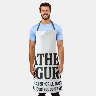 Father Figure Pun Dealer Funny Dad Shirt Apron