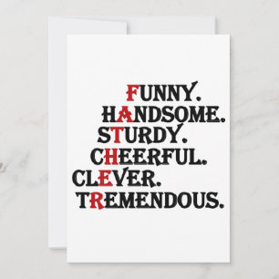 Father Funny Handsome Father's Day Card