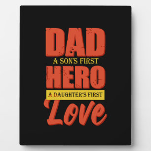 Father Gift   Dad Hero Love Plaque