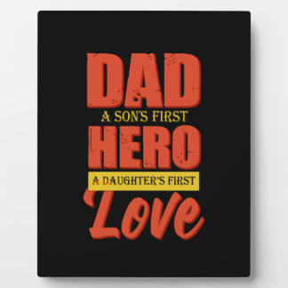 Father Gift | Dad Hero Love Plaque
