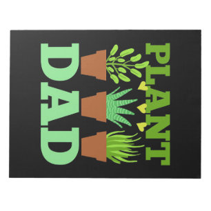 Father Gift Plant Dad Gardener Notepad
