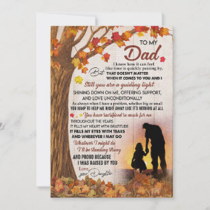 Father Gift To My Dad I Know How It Thank You Card