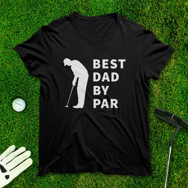 Father Golfing Funny Best Dad By Par Golf Humour T-Shirt (Creator Uploaded)