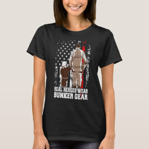 Father Hero Firefighter Shirt Dad My Firefighting