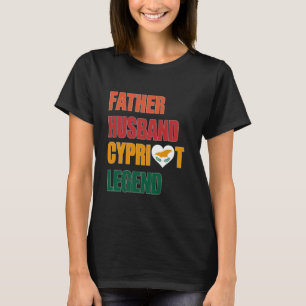 Father Husband Cypriot Cypriot Roots Cyprus Flag C T-Shirt