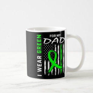 Father I Wear Green For My Dad Kidney Disease Awar Coffee Mug
