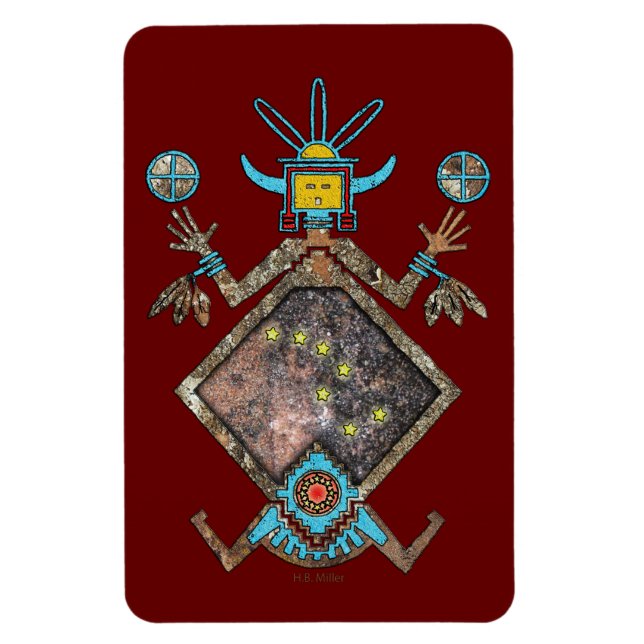 Father Image Talking Canyons, New Mexico Magnet (Vertical)