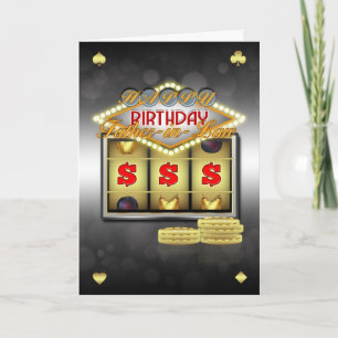Father-in-Law Birthday Greeting Card With Slots