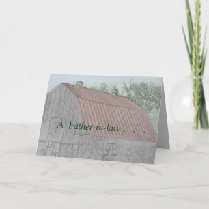 Father-in-law Card- change for anyone any occasion Thank You Card
