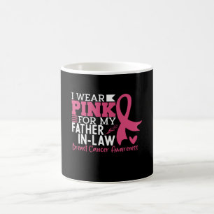 Father In Law Family Matching Breast Cancer Coffee Mug