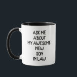 Father In Law Gift Bride's Dad Wedding Day Present Mug<br><div class="desc">Father in Law Wedding Present,  Custom Future Dad Her Day,  Mug for Him from Son,  Parent Gift Daughter Stepfather Daddy,  Personalised Stepdad of the Bride,  Personalised Coffee Holder Tea Cup,  Customised Newly wed Thank You,  to Mother Mum Mummy Mum,  New Birthday Father's Mother's Day,  Reception funny sarcastic joke Christmas</div>