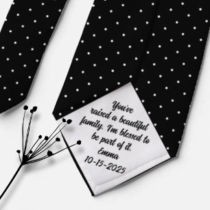 Father in law Gift from Bride Tie