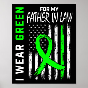 Father In Law Kidney Disease Cerebral Palsy Awaren Poster