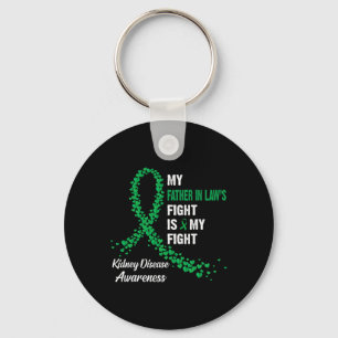 Father In Law's Fight My Fight Kidney Disease Awar Key Ring