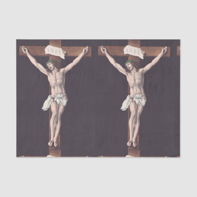 Father, into thy hands I commend my spirit Tissue Paper (Front)