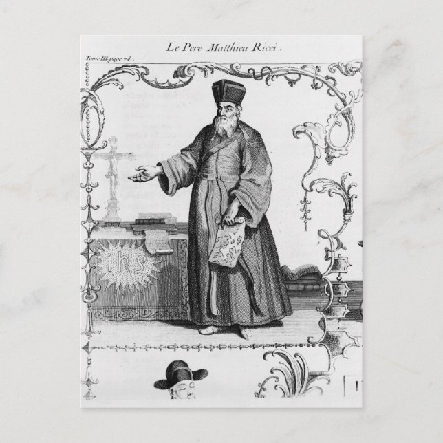 Father Matteo Ricci Postcard (Front)