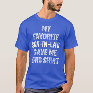Father Mother in Law Gift Funny Christmas Birthday T-Shirt