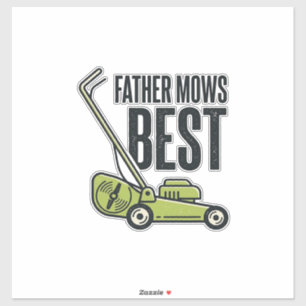 Father Mows Best Vintage Lawn Mower Shirt Design_1