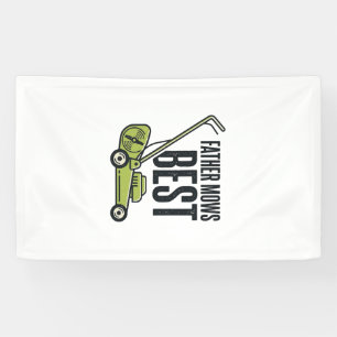 Father Mows Best Vintage Lawn Mower Shirt Design_1 Banner
