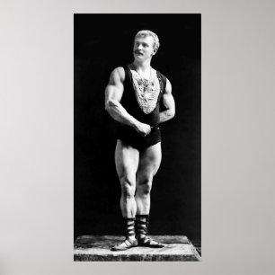 FATHER of BODYBUILDING - EUGEN SANDOW  1893 Poster