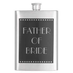 Father of Bride Classic Flask