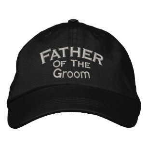 Father Of Groom Embroidered Wedding Hat