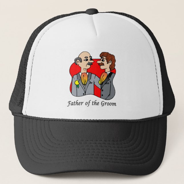 Father of Groom Trucker Hat (Front)
