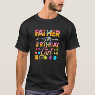 Father Of The Birthday Girl Doughnut Birthday Part T-Shirt