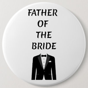 Father of the Bride 6 Cm Round Badge