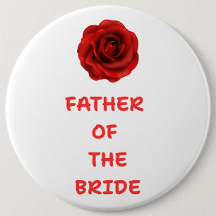 Father of the Bride 6 Cm Round Badge