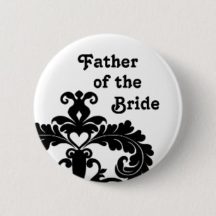 Father of the Bride 6 Cm Round Badge